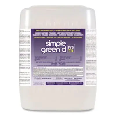 SMP3430505 d Pro 5 Disinfectant, Unscented, 5 gal Pail SUNSHINE MAKERS, INC.