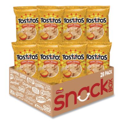 LAY20871 Tortilla Chips Crispy Rounds, 3 Oz Bag, 28/carton FRITO-LAY, INC.