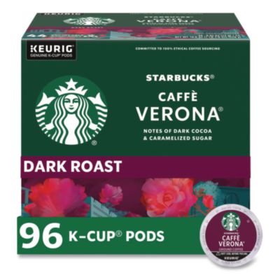 SBK011111160CT Caffe Verona Coffee K-Cups Pack, 24/box, 4 Boxes/carton KEURIG DR PEPPER