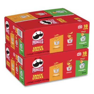 GRR22000407 Potato Chips, Assorted, 0.67 oz Tub, 18 Tubs/Box, 2 Boxes/Carton