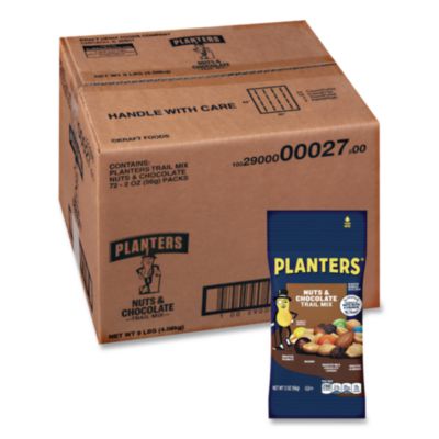 PTN00027 Trail Mix, Nut And Chocolate, 2 Oz Bag, 72/carton KRAFT FOODS, INC