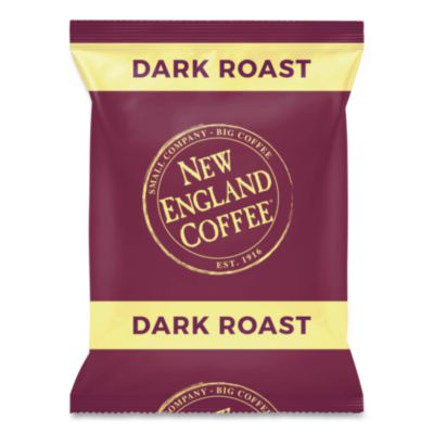 NCF026190 Coffee Portion Packs, French Dark Roast, 2.5 Oz Pack, 24/box NEW ENGLAND COFFEE COMPANY
