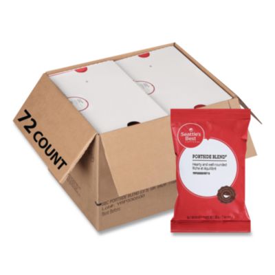 SEA11008558CT Premeasured Coffee Packs, Portside Blend, 2.1 oz Packet, 72/Carton