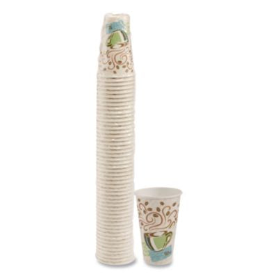 DXE5356CD Perfectouch Paper Hot Cups, 16 Oz, Coffee Haze Design, 50/pack DIXIE FOOD SERVICE