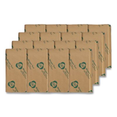 APAEW416 Recycled Multifold Paper Towels, 1-Ply, 9.5 X 9.5, White, 250/pack, 16 Packs/carton AMERICAN PAPER CONVERTING