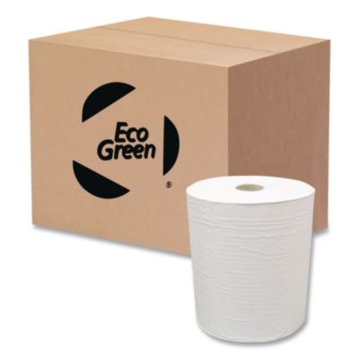 APAW80166 Hardwound Paper Towel Roll, Virgin Paper, 1-Ply, 7.88" X 800 Ft, White, 6/carton AMERICAN PAPER CONVERTING