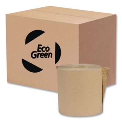 APAEK7016 Recycled Hardwound Paper Towels, 1-Ply, 7.87" x 700 ft, Kraft, 12 Rolls/Carton AMERICAN PAPER CONVERTING