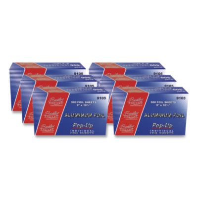 BSQ1379000 Pop-Up Aluminum Foil, 9 x 10.75, 500/Pack, 6 Packs/Carton BERK ENTERPRISES INC