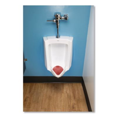 BWK1008 Urinal Screen, Cherry Scent, Red, 1.8 oz, Dozen BOARDWALK