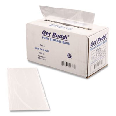 IBSPBR1014 Food Bags, 10" x 14", Clear, 1,000/Carton INTEGRATED BAGGING SYSTEMS