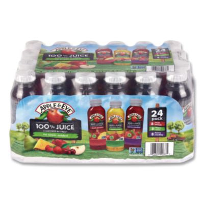 GRR22002662 100% Fruit Juice Variety Pack, Assorted Flavors, 10 oz Bottle, 24/Carton
