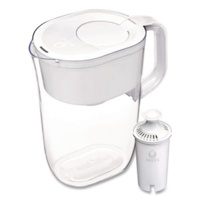 CLO50684CT Tahoe Water Pitcher with Standard Filter, 10 Cups, Clear, 2/Carton