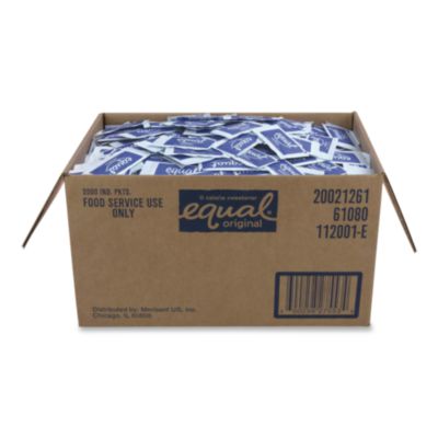 EQL827553 Zero Calorie Sweetener, 0.04 oz Packet, 2,000/Carton