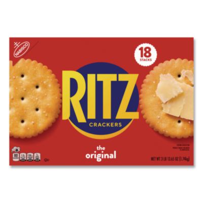 GRR22002636 Original Crackers, Buttery, 18 Individually Wrapped Sleeves, 3 lb Box, 1 Box/Carton
