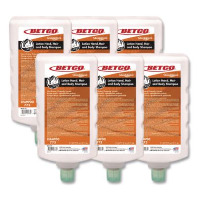 BET7736200 Lotion Hand, Hair and Body Shampoo, Mandarin Grapefruit Scent, 2 L Bottle, 6/Carton BETCO CORPORATION