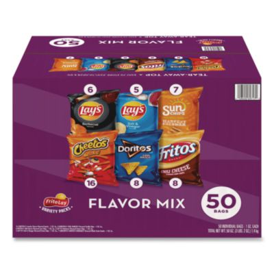 GRR22002671 Flavor Mix Variety Pack, Assorted Flavors, 1 oz Bag, 50 Bags/Carton