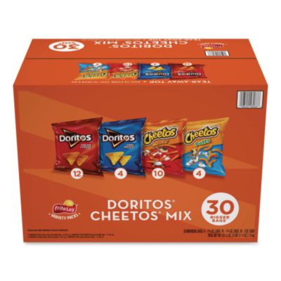 GRR22002673 Doritos and Cheetos Variety Pack, Assorted Flavors, Assorted Sizes, 30 Bags/Carton