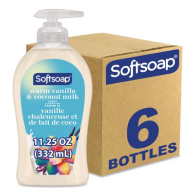 CPCUS07059ACT Liquid Hand Soap Pumps, Vanilla and Coconut, 11.25 oz, 6/Carton COLGATE PALMOLIVE, IPD.