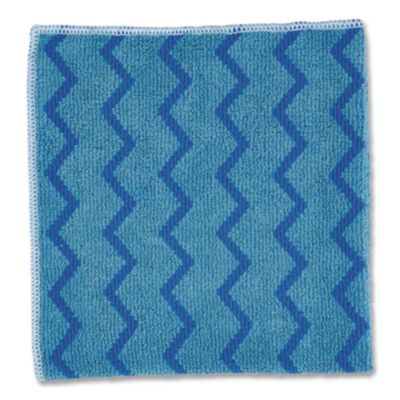 RCPQ620BLUCT Hygen Microfiber Cleaning Cloths, 16 X 16, Blue, 12/carton