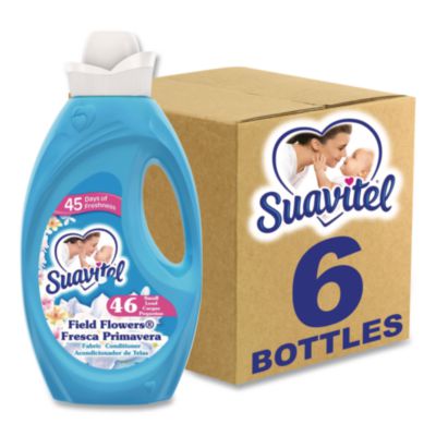 CPC61034387CT Fabric Softener, Floral Scent, 46 oz Bottle, 6/Carton COLGATE PALMOLIVE, IPD.