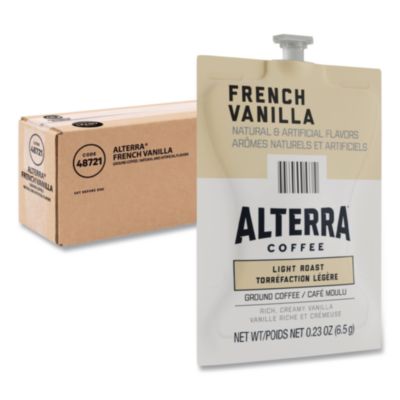 LAV48721 Alterra French Vanilla Coffee Freshpack, 40/Carton LAVAZZA