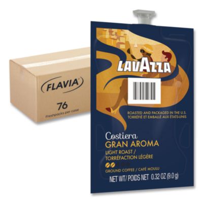 LAV48087 Gran Aroma Coffee Freshpack, 76/Carton LAVAZZA