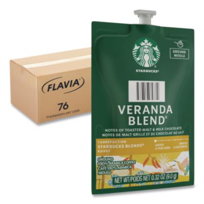 LAV48102 Starbucks Veranda Blend Coffee Freshpack, 76/Carton