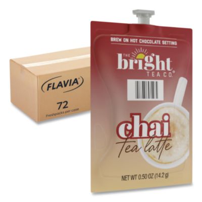 LAV48055 The Bright Tea Co. Chai Tea Latte Freshpack, 72/Carton