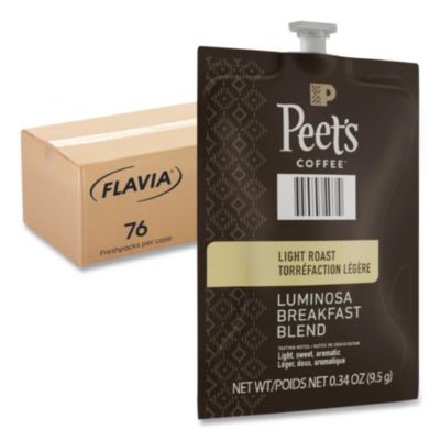 LAV48037 Peet's Coffee Colombia Luminosa, Breakfast Blend, 76/Carton