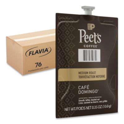 LAV48035 Peet's Coffee Cafe Domingo Freshpack, 76/Carton