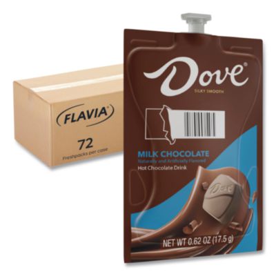 LAV48000 Dove Hot Chocolate Freshpack, Milk Chocolate, 72/Carton