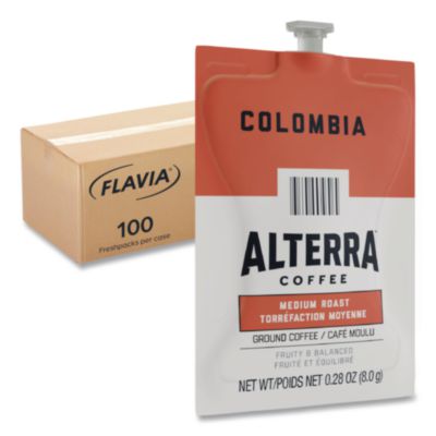 LAV48006 Alterra Columbia Coffee Freshpack, 100/Carton LAVAZZA