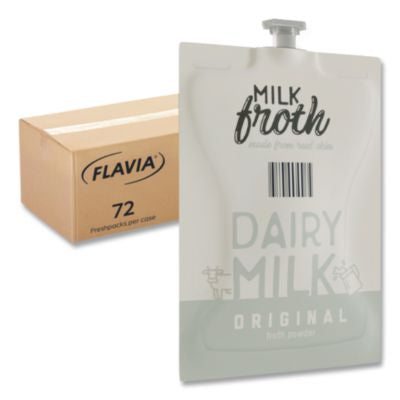 LAV48002 Dairy Milk Froth Powder Freshpack, 0.46 oz Pouch, 72/Carton LAVAZZA