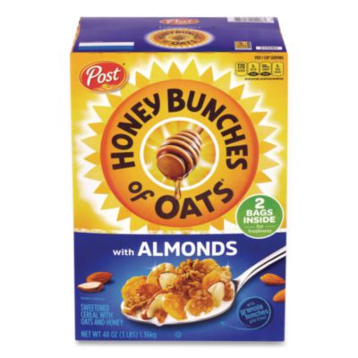 GRR22002622 Honey Bunches of Oats with Almonds, 2 Bags/Box, 48 oz Box