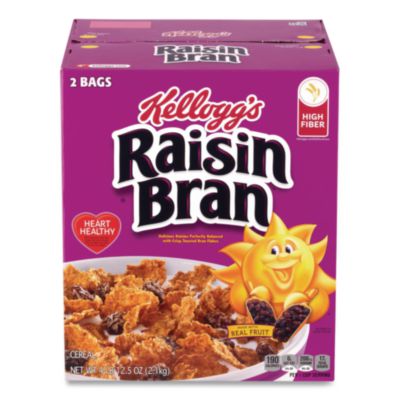 GRR22002624 Raisin Bran Cereal, 2 Bags/Box, 76.5 oz Box