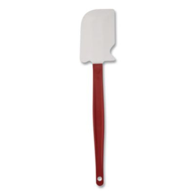 RCP1963RED High-Heat Cook's Scraper, Plastic, 13.5", Red/White RUBBERMAID COMMERCIAL PROD.