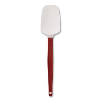 RCP1967RED High Heat Scraper Spoon, Plastic, 13.5", Red/White RUBBERMAID COMMERCIAL PROD.