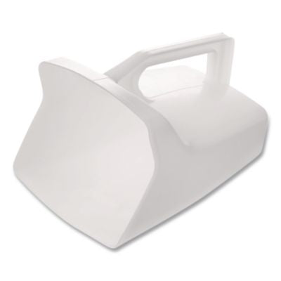 RCP2885WHI Bouncer Bar/Utility Scoop, 64 oz, Plastic, White RUBBERMAID COMMERCIAL PROD.
