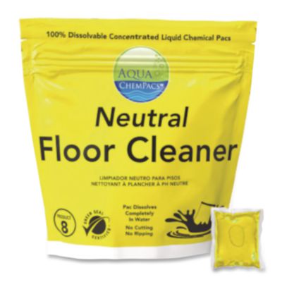 DVO9320926 Aqua ChemPacs Neutral Floor Cleaner, Lavender Scent, 120/Pack DIVERSEY