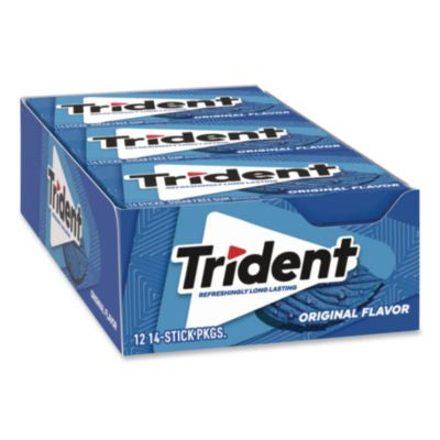 CDB12546 Sugar-Free Gum, Original Mint, 14 Sticks/pack, 12 Pack/box MONDELEZ INTERNATIONAL