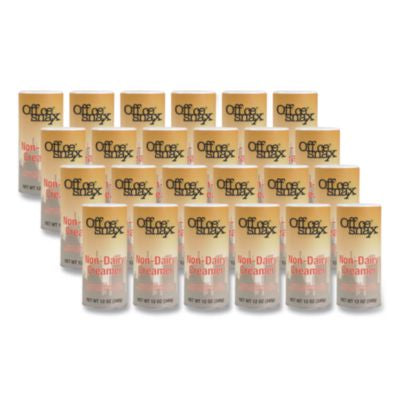 OFX00020CT Powdered Non-Dairy Creamer, Regular, 12 oz Canister, 24/Carton OFFICE SNAX, INC.