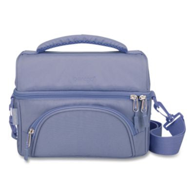 BEOBG2S Deluxe Insulated Lunch Bag, 8" x 10" x 7.5", Slate Blue BENTGO