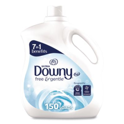 PGC18262 Free and Gentle Liquid Fabric Softener, Unscented, 111 oz Bottle PROCTER & GAMBLE