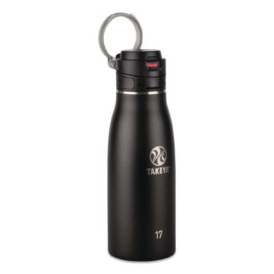 TKY51273 Traveler Stainless Steel Vacuum Insulated Travel Mug, 17 oz, Onyx TAKEYA USA CORPORATION
