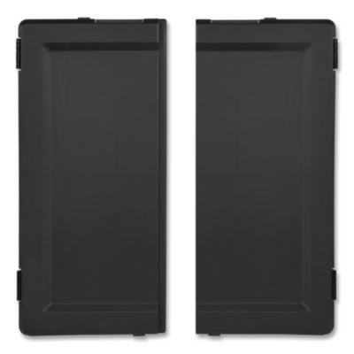 RCP2202525 Locking Door Kit, for Rubbermaid Commercial 2202581/2202527/2202585, Resin, Black RUBBERMAID COMMERCIAL PROD.