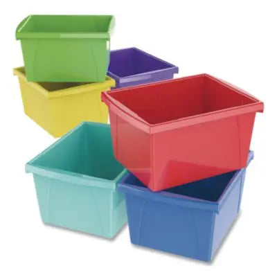 STX61514U06CCT Classroom Storage Bin, 16 qt, 11.25 x 13.62 x 7.9, Assorted Colors, 6/Carton STOREX