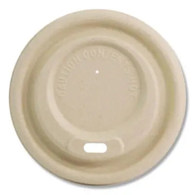 WORCULFB12GNLF Fiber Lids for Cups, Fits 10 to 20 oz Hot Cups, Natural, 1,000/Carton WORLD CENTRIC