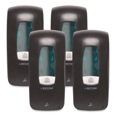 BET9302500 Clario C3 Touch Free Dispenser, 1,000 mL, 6.18 x 4 x 12.87, Black, 4/Carton