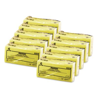 CHI0214 Masslinn Dust Cloths, 1-Ply, 24 x 40, Unscented, Yellow, 25/Bag, 10 Bags/Carton CHICOPEE, INC