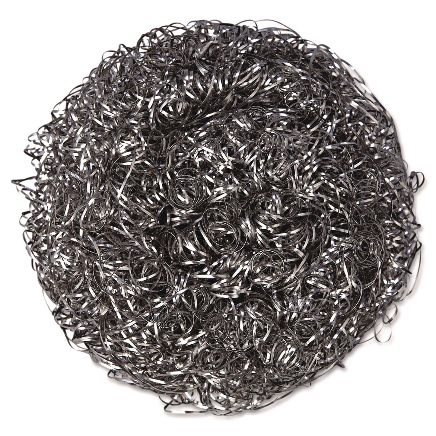 PUX756 Stainless Steel Scrubbers, Large, 4 X 4, Steel Gray, 12 Scrubbers/pack, 6 Packs/carton Kurly Kate